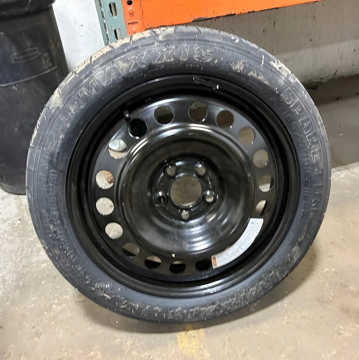 2020-2025 Ford Explorer 18x4 Compact Spare Donut Tire Wheel Steel Rim Oem Used