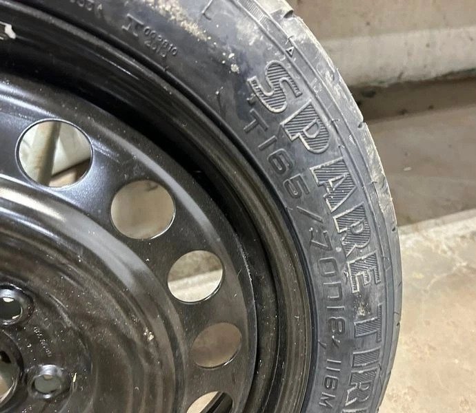 2020-2025 Ford Explorer 18x4 Compact Spare Donut Tire Wheel Steel Rim Oem Used - Image 3